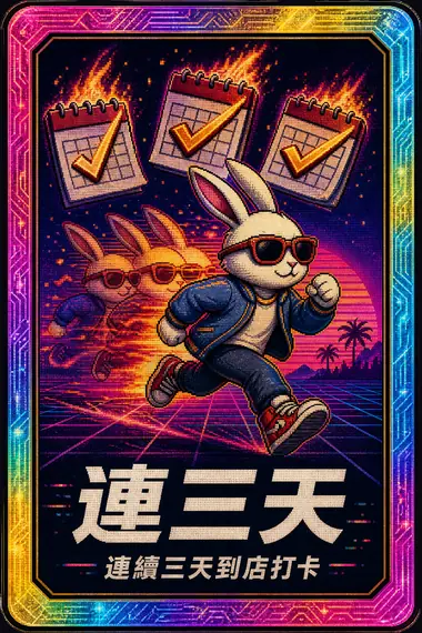 連三天